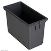 Plastspand 8 liter, antracitfarvet